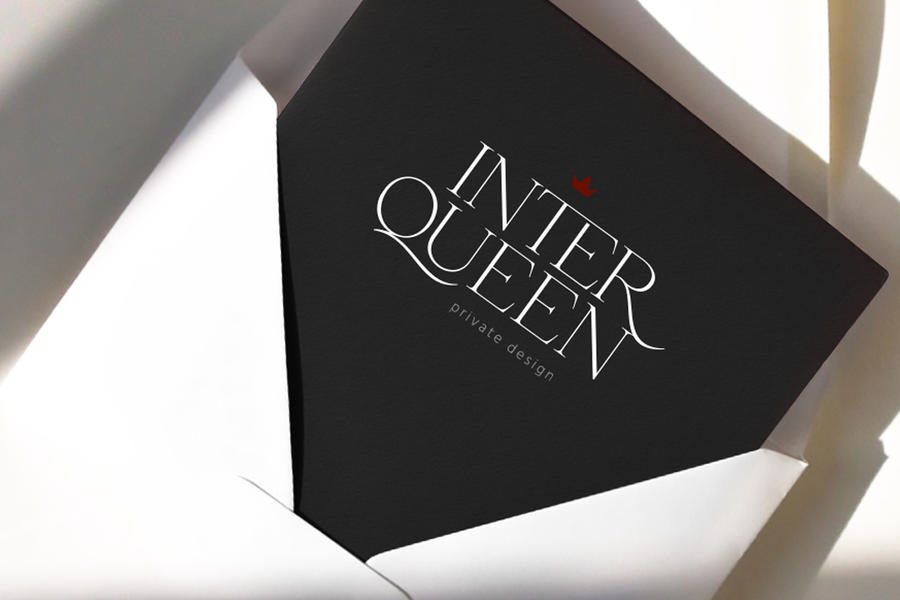 Логотип студии дизайна Interqueen (2231)