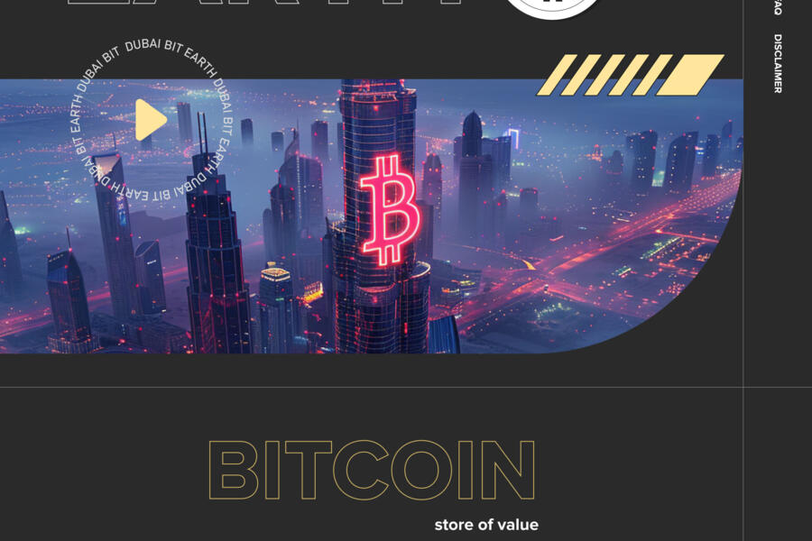 Создание дизайна и верстки для предоставления блокчейн проекта DUBAI BIT EARTH (2781)
